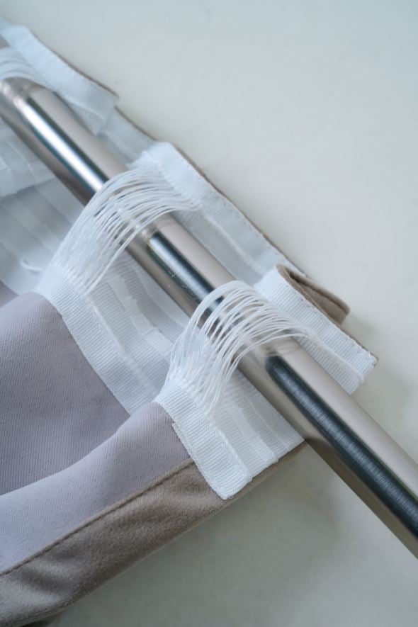 Pimentävä verho harmaanruskea - 4