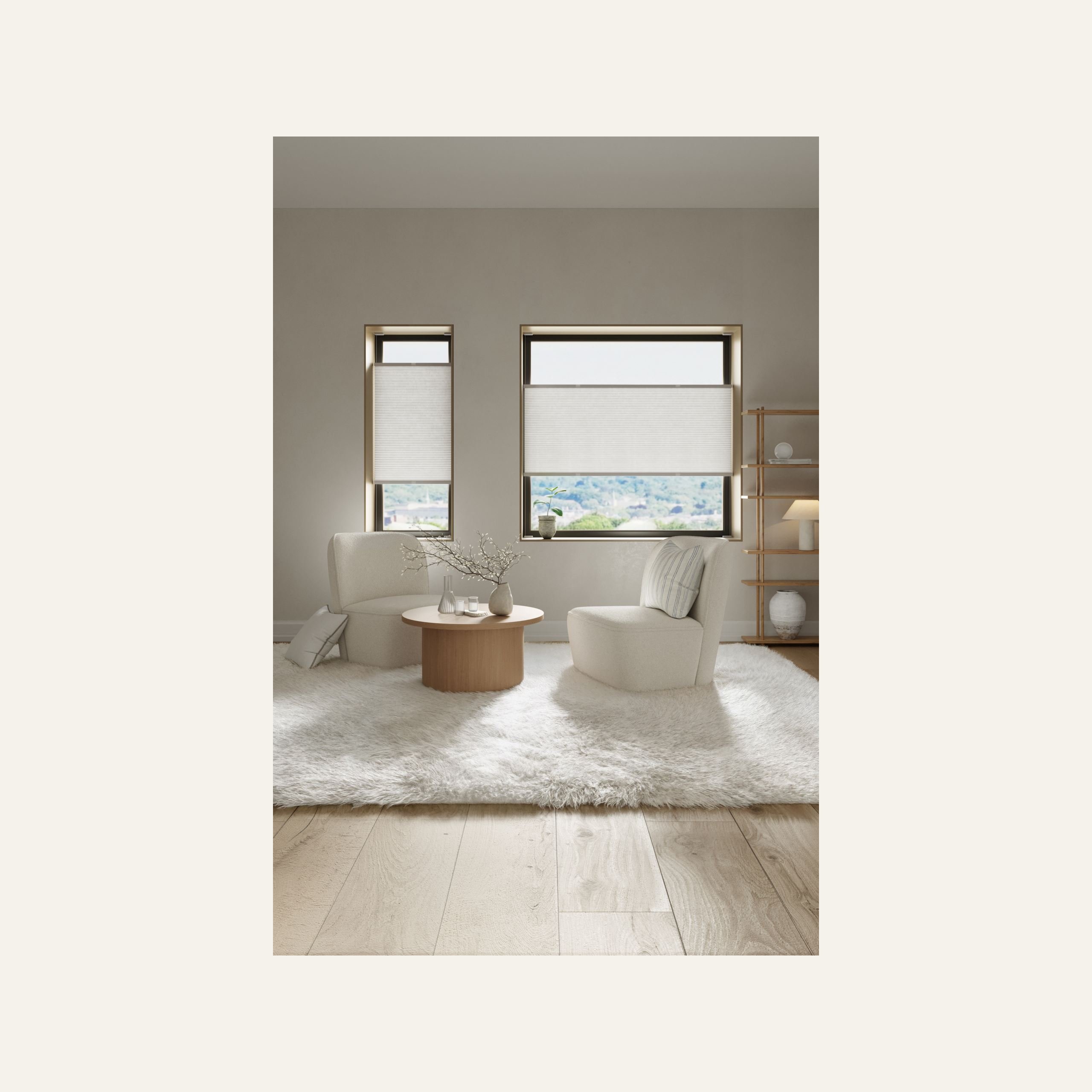 Valoa suodattava tuplavekkikaihdin valkoinen - 3