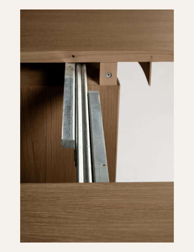 Ruokapöytä ruskea - 4