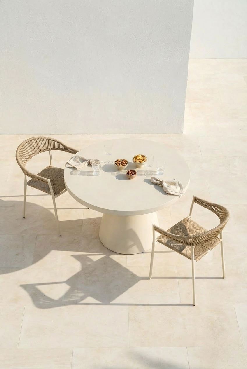 Puutarhapöytä creme - 3