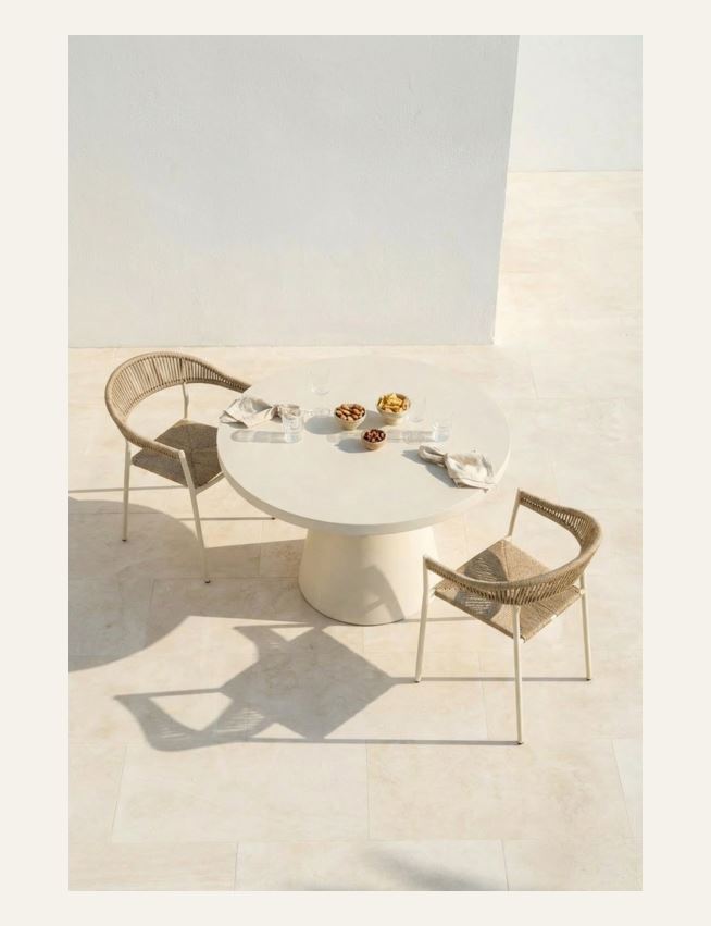 Puutarhapöytä creme - 3