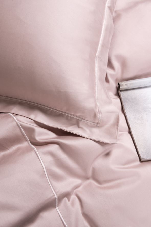 Pussilakanasetti egyptinpuuvillaa puuteriroosa - 2