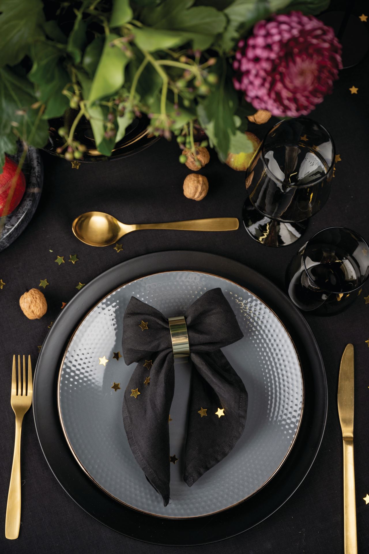 Servettirengas, 4 kpl  kulta - 2