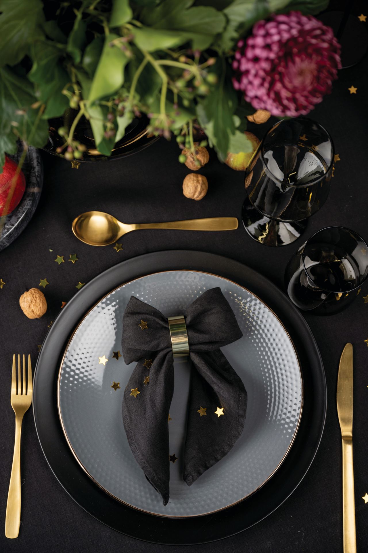 Servettirengas, 4 kpl kulta - 2