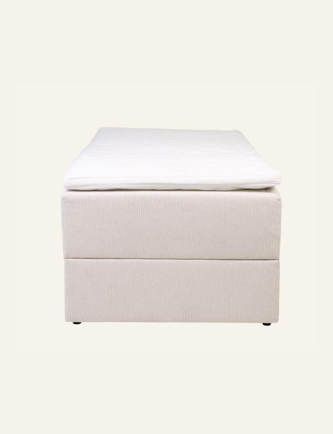 Sänky säilytystilalla beige - 4