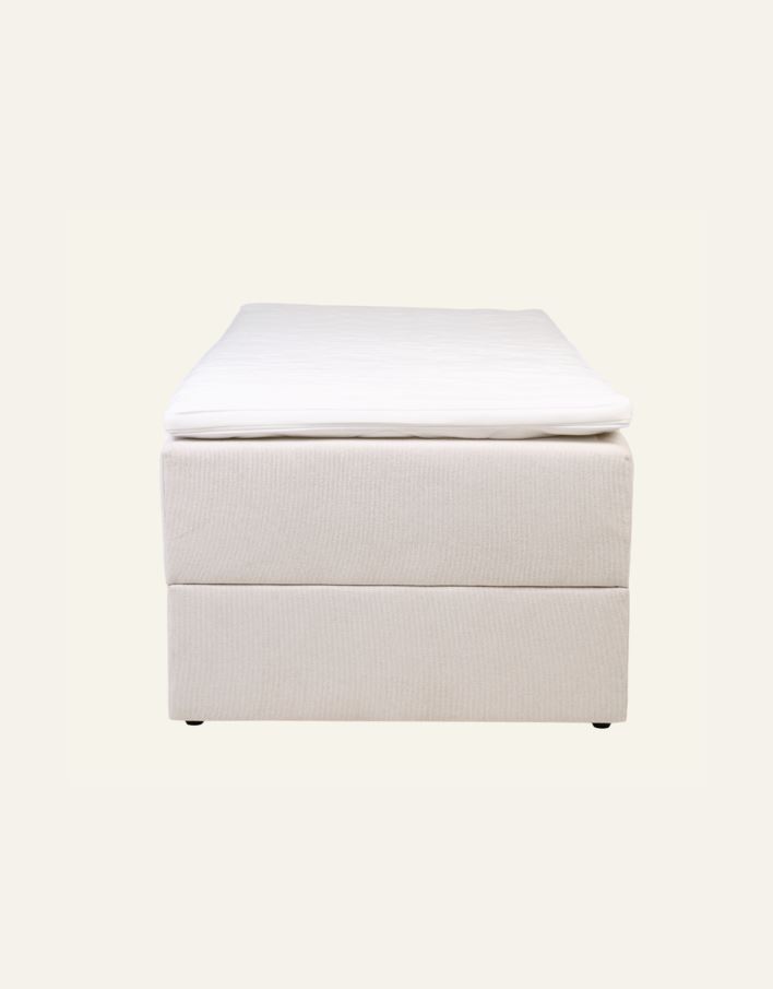 Sänky säilytystilalla beige - 4