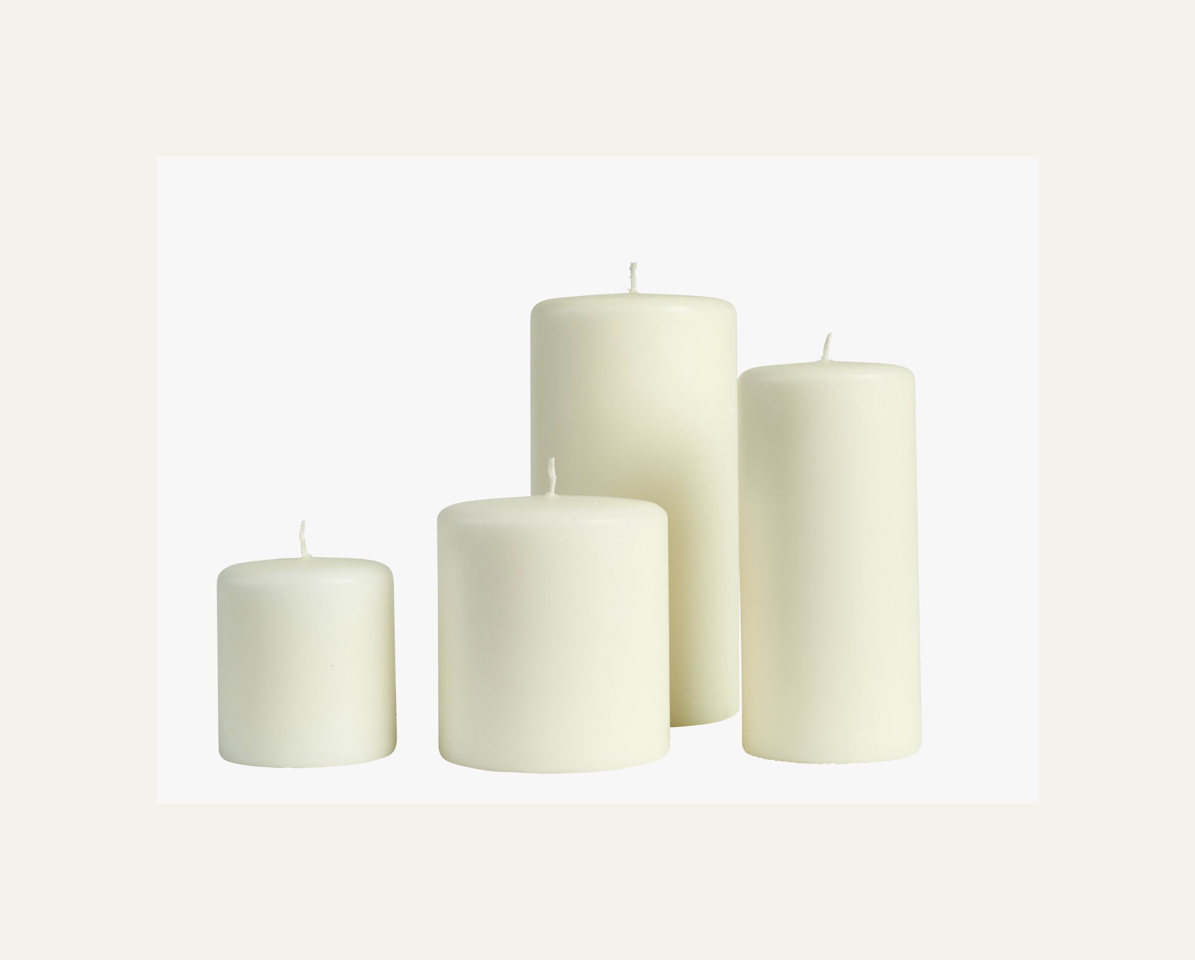 Pöytäkynttilä luonnonvalkoinen - 5