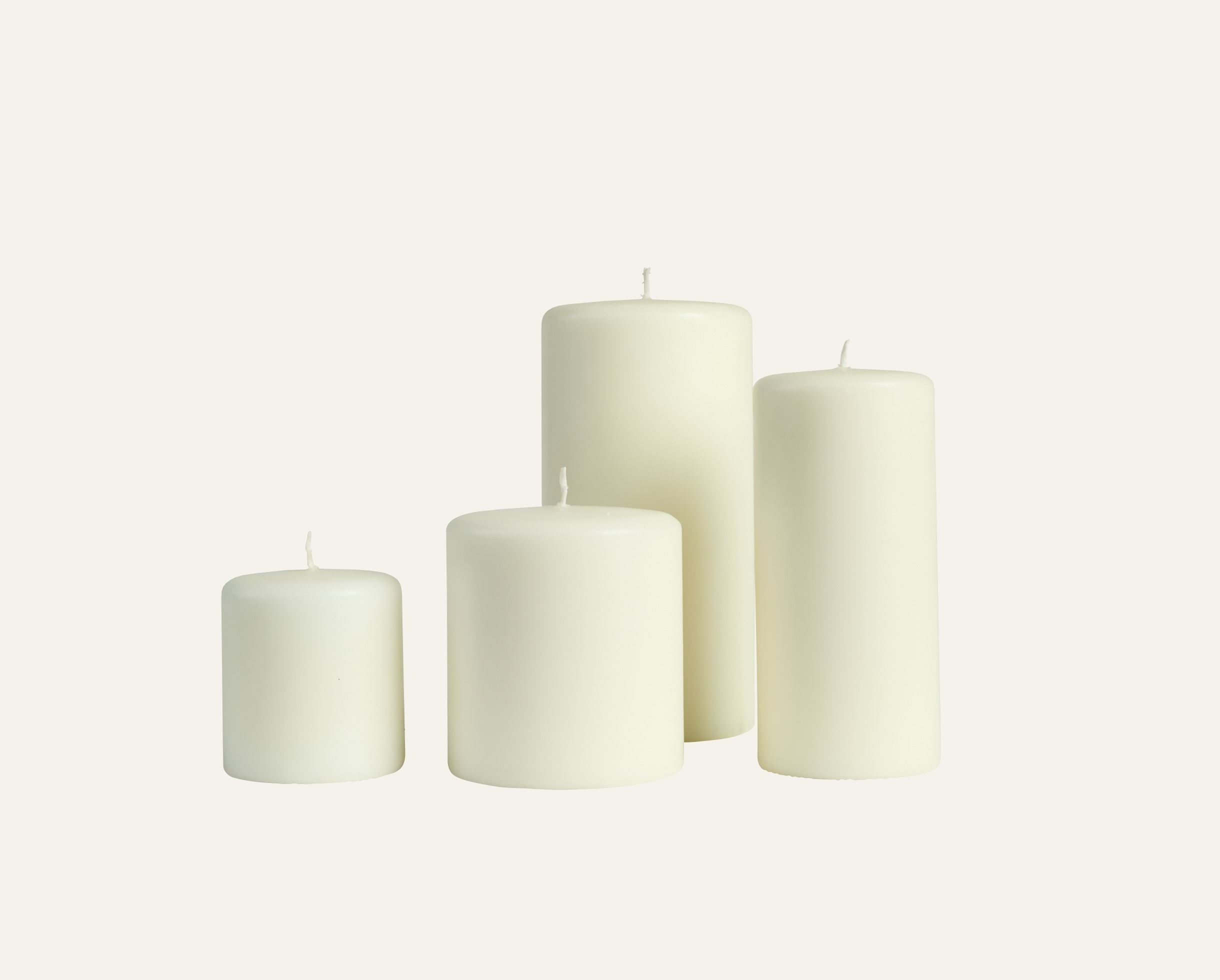 Pöytäkynttilä luonnonvalkoinen - 5