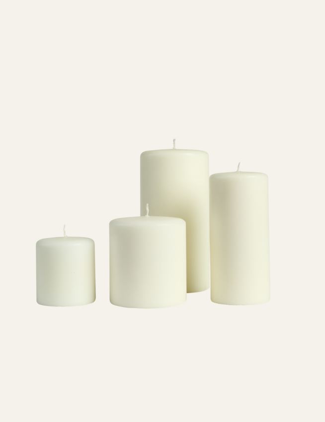 Pöytäkynttilä luonnonvalkoinen - 5