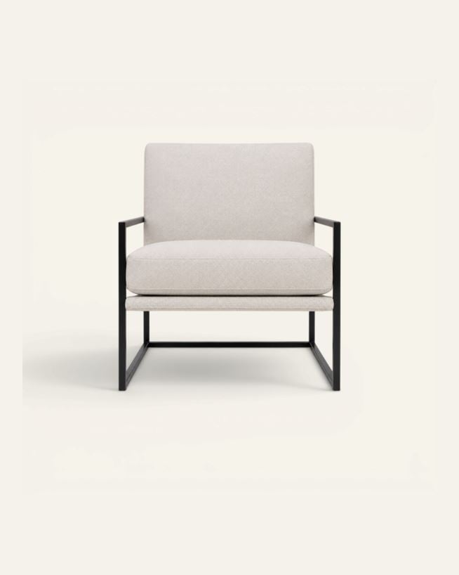 Lepotuoli luonnonväri - 66x86x78 cm luonnonväri - 1