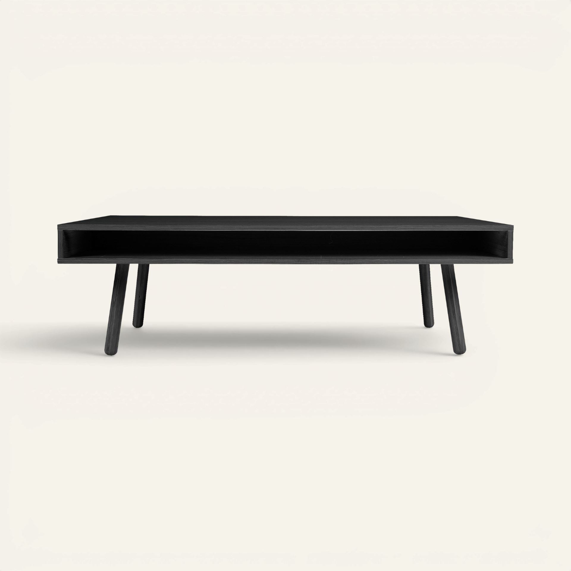 Sohvapöytä musta - 70x130x40 cm musta - 1