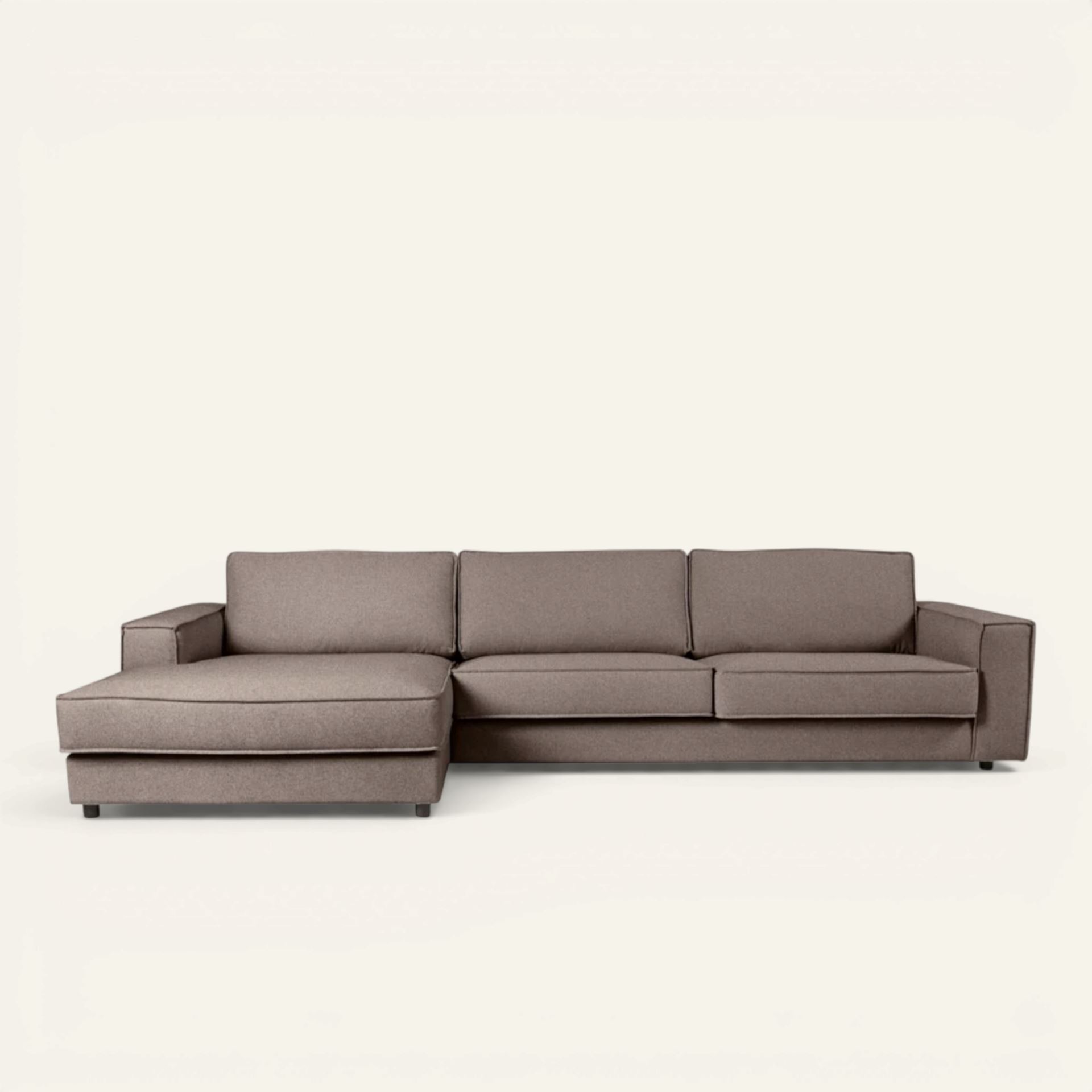 Divaanisohva vasen ruskea - 315x156x79 cm ruskea - 1