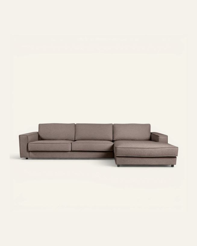 Divaanisohva oikea ruskea - 315x156x79 cm ruskea - 1