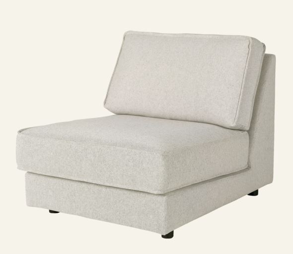 Nojatuolin irtopäällinen luonnonväri - 3