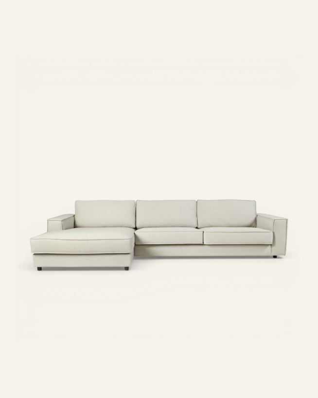 Divaanisohva vasen luonnonväri - 315x156x79 cm luonnonväri - 1