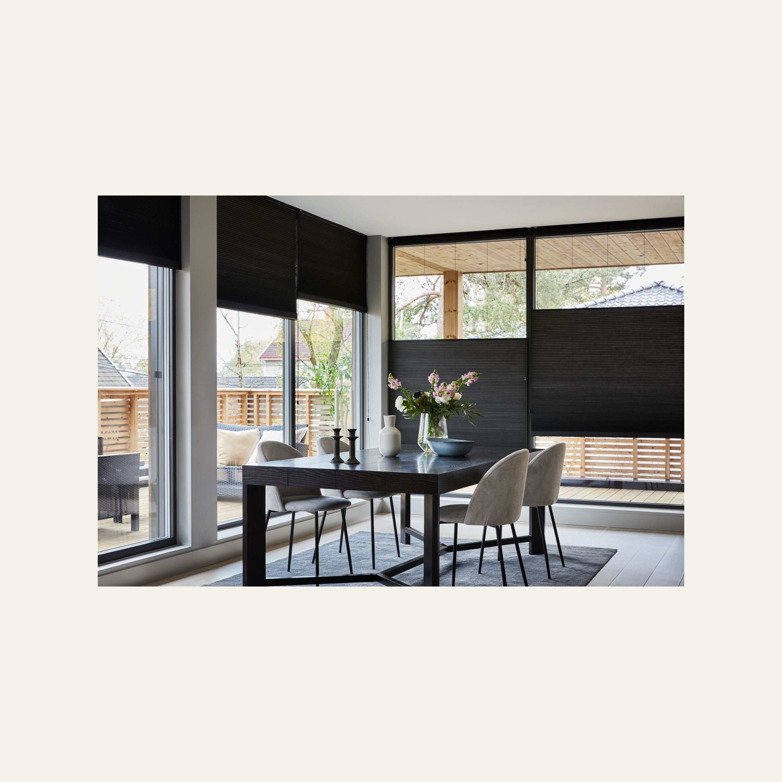 premium ylös-alas tuplavekkikaihdin nyörillä 25 mm moniväri - 2