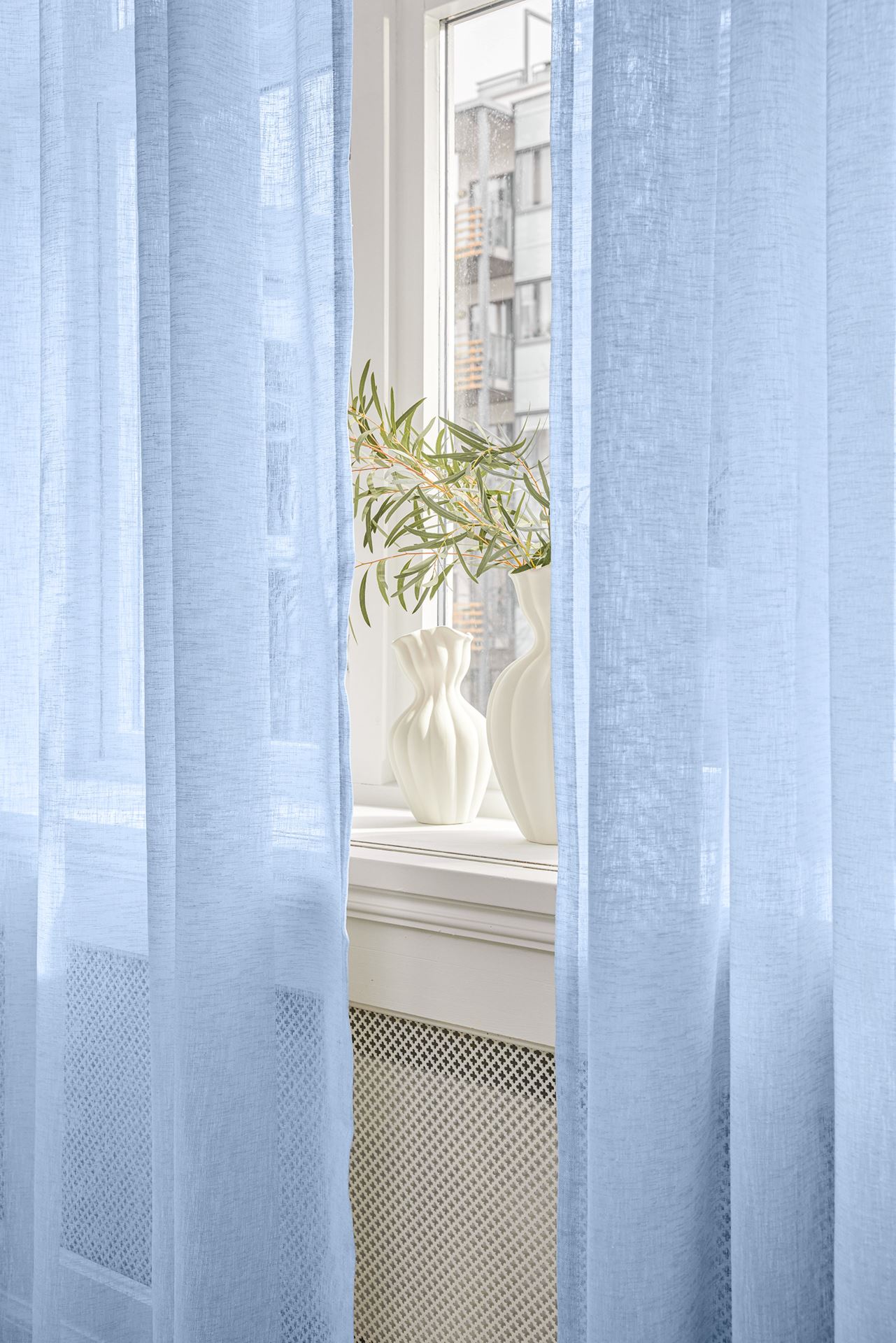 Verho vaaleansininen - 2