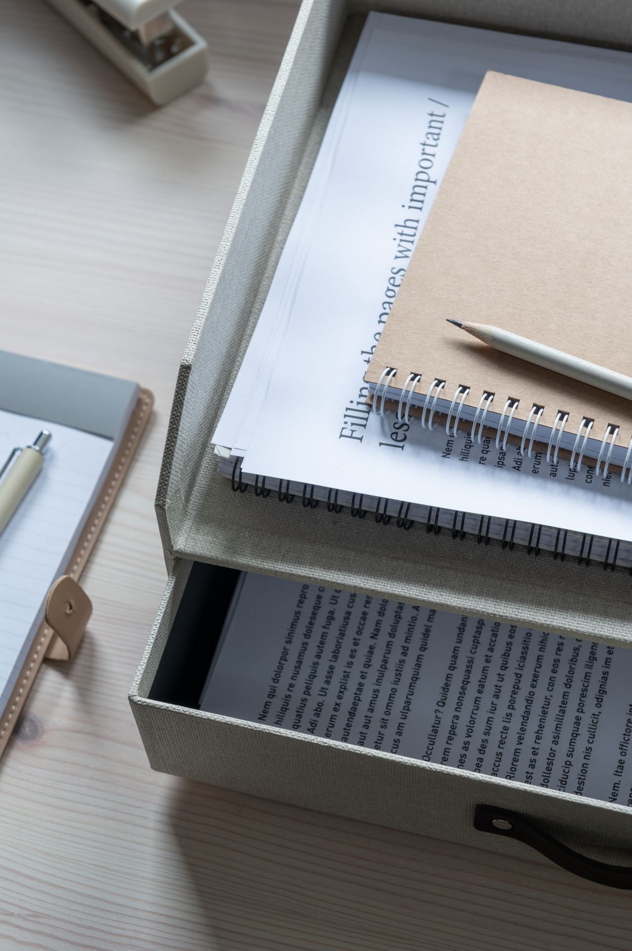 Kirjeteline luonnonväri - 3