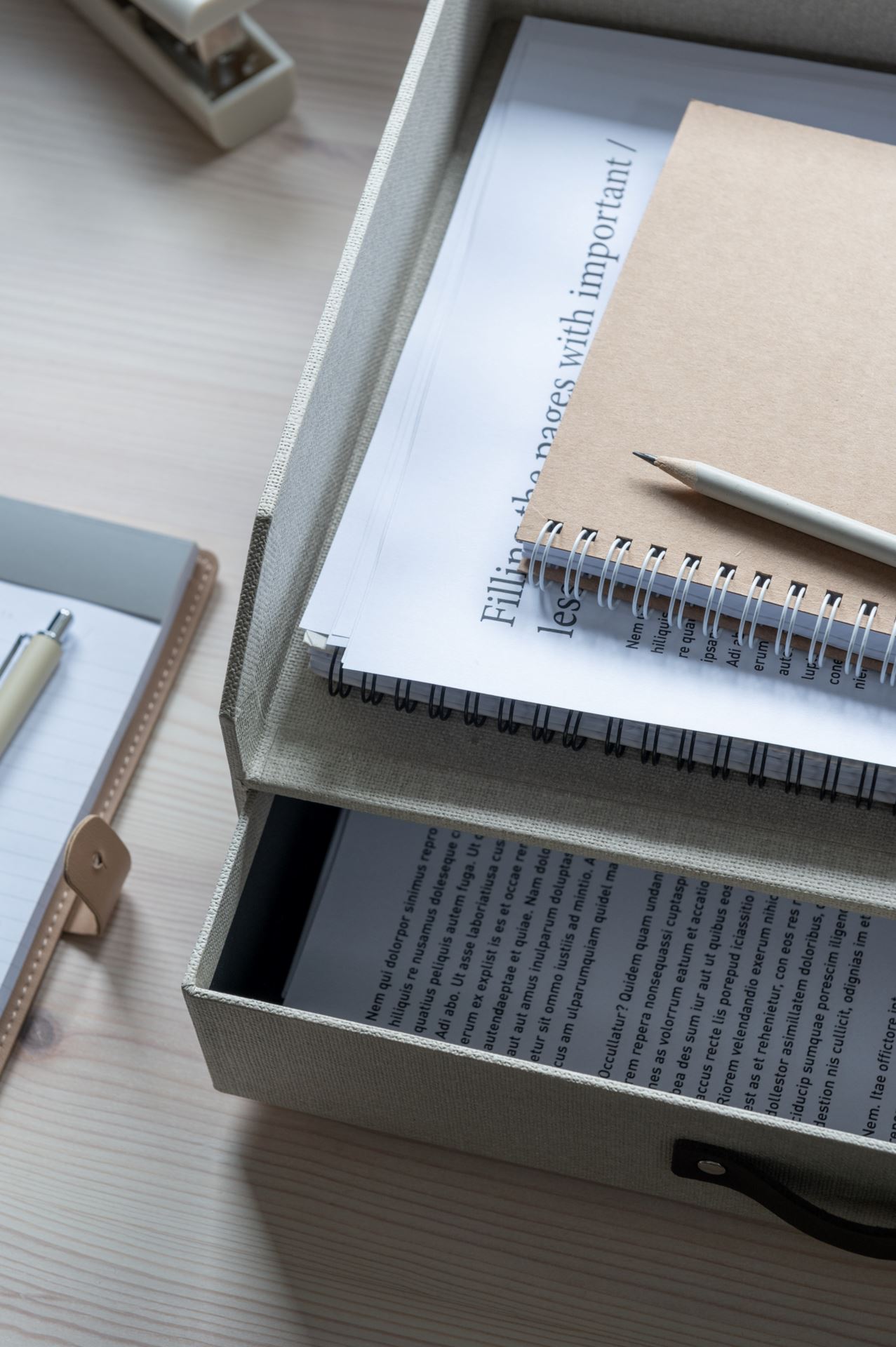 Kirjeteline luonnonväri - 3