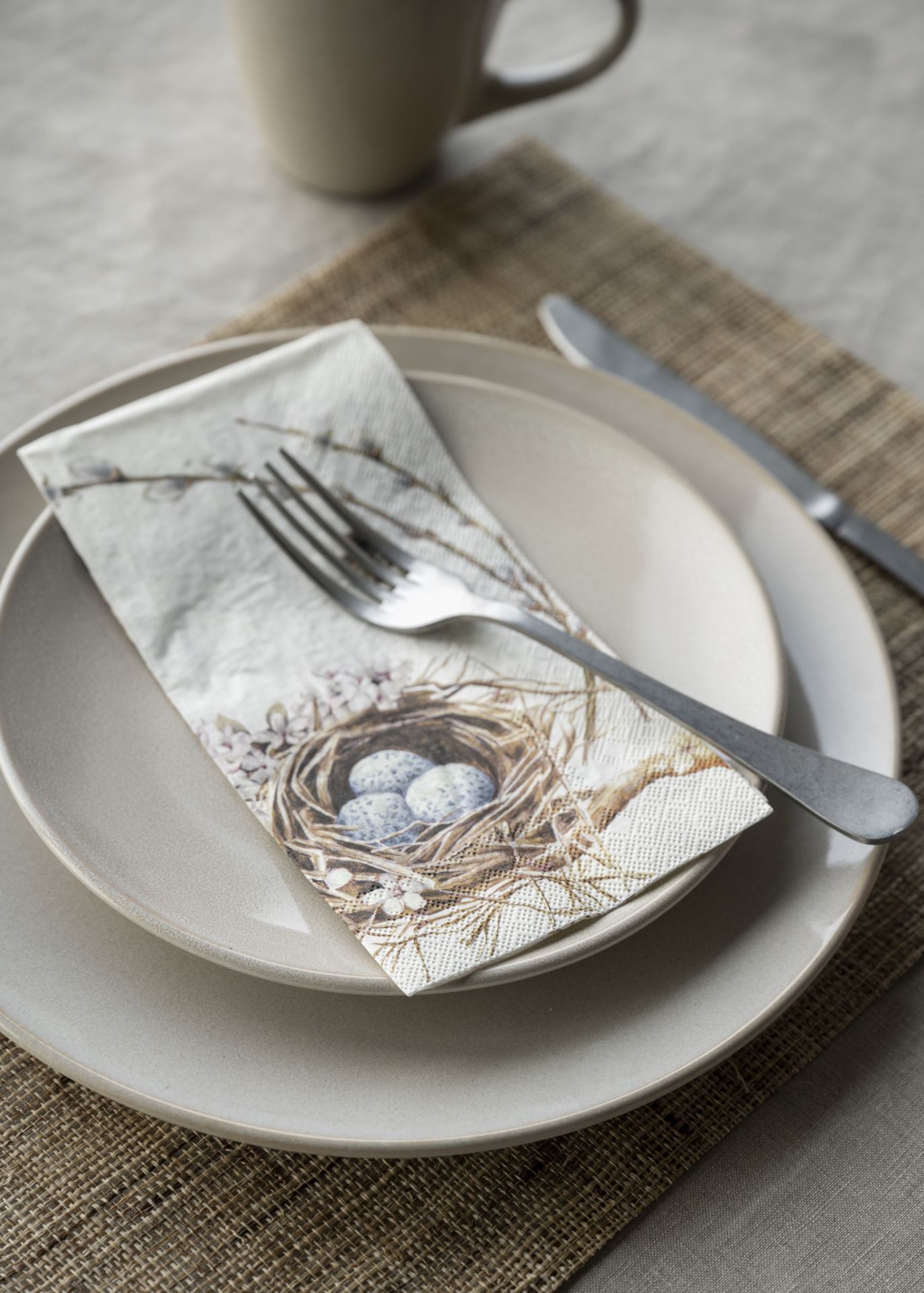 Ruokapaperiservetti valkoinen - 2