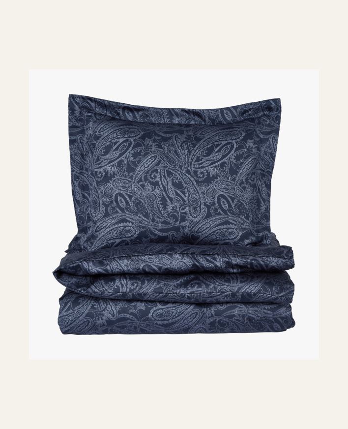 Pussilakanasetti egyptinpuuvillaa sininen - 150x210 cm sininen - 1