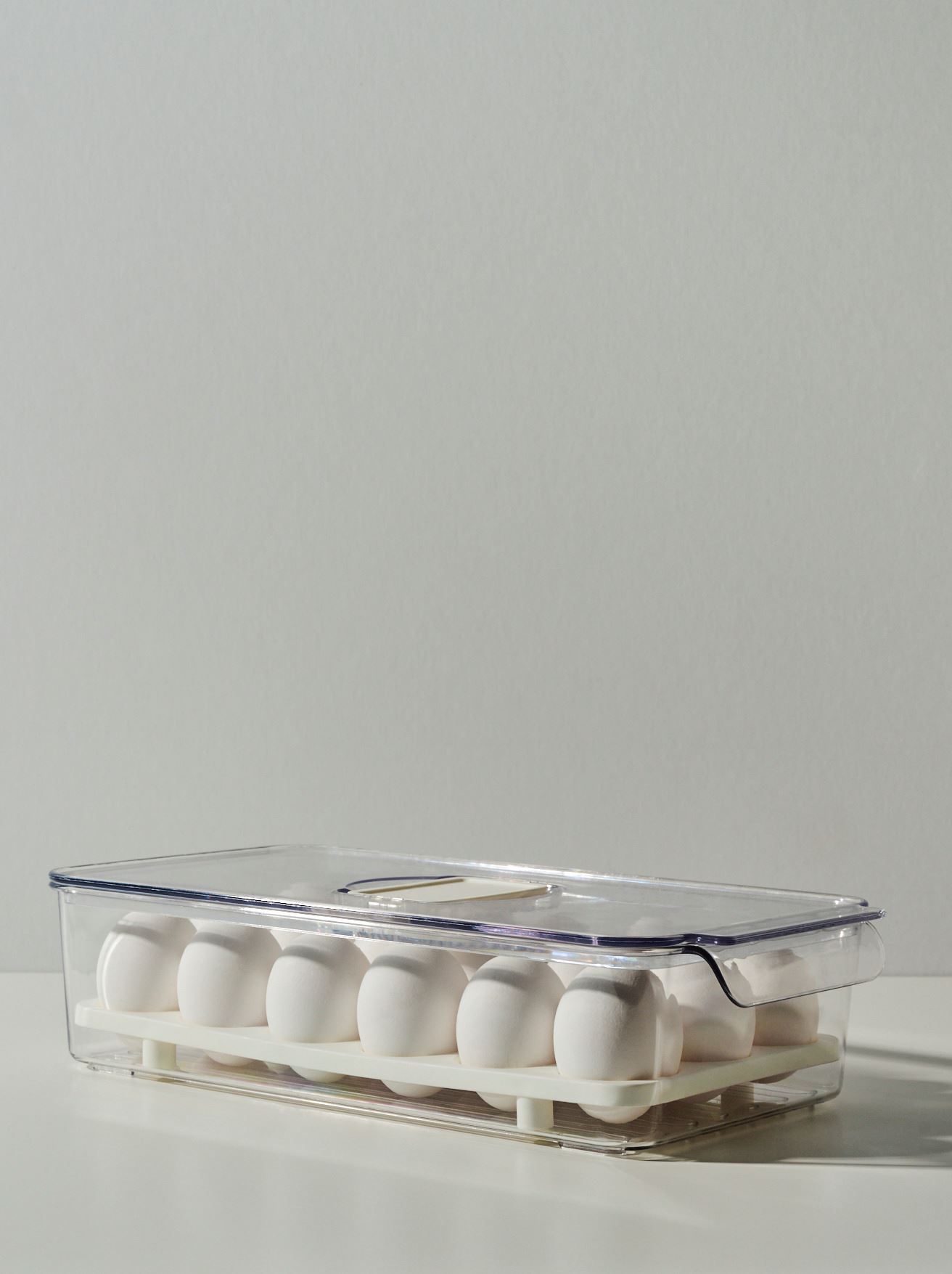 Säilytyslaatikko luonnonvalkoinen - 3