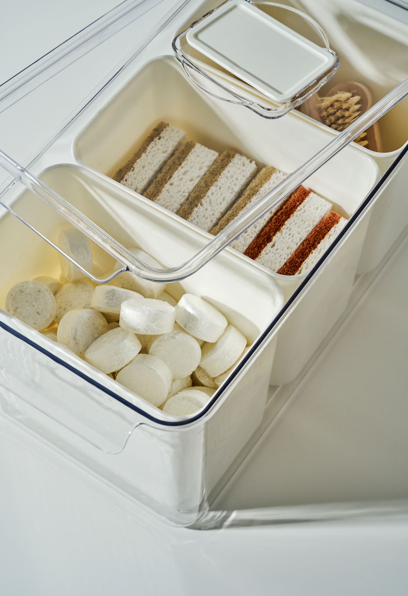 Säilytyslaatikko luonnonvalkoinen - 3