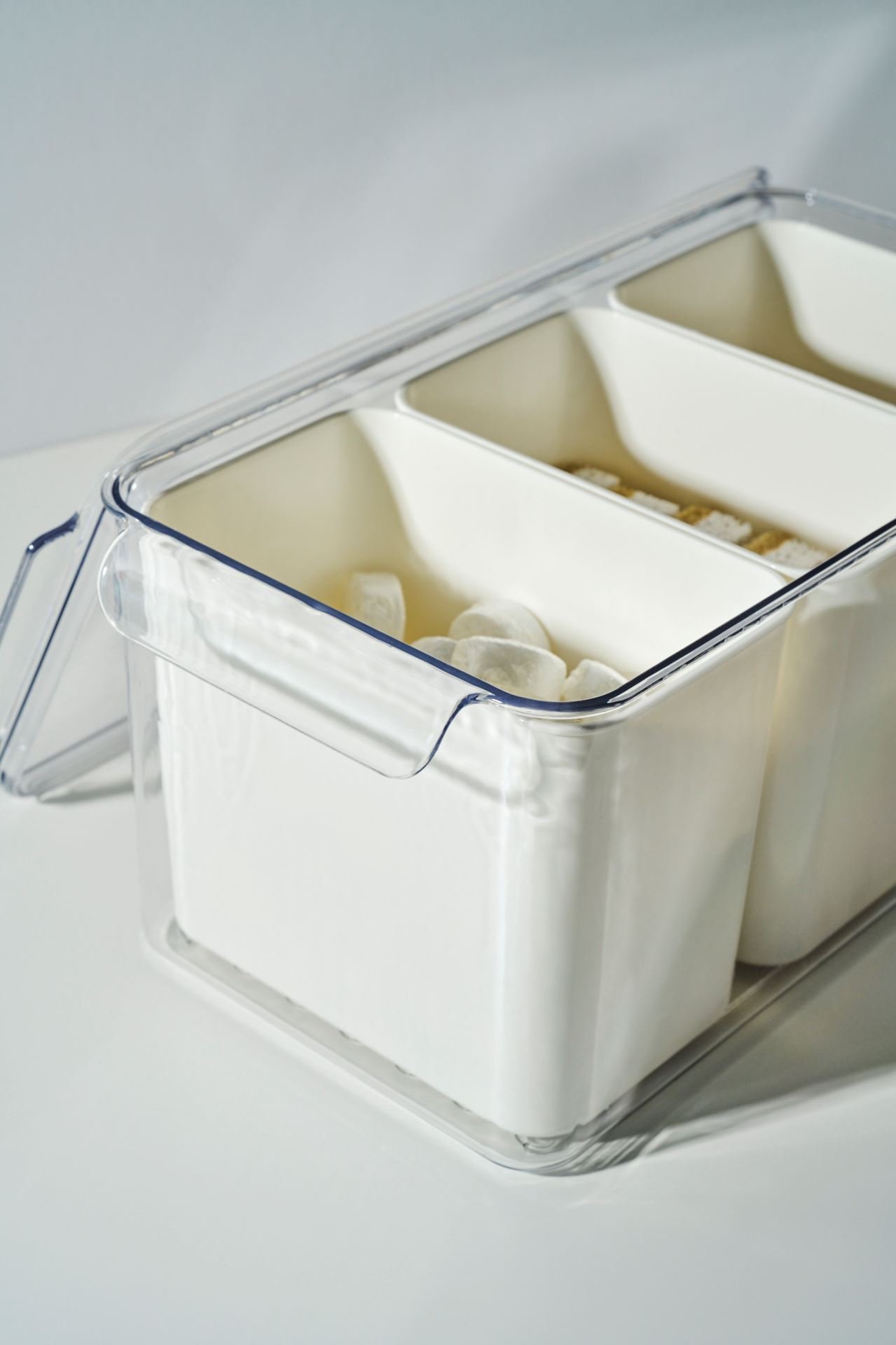 Säilytyslaatikko luonnonvalkoinen - 2