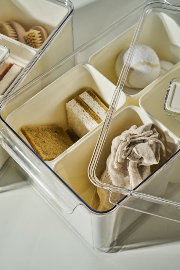 Säilytyslaatikko luonnonvalkoinen - 2