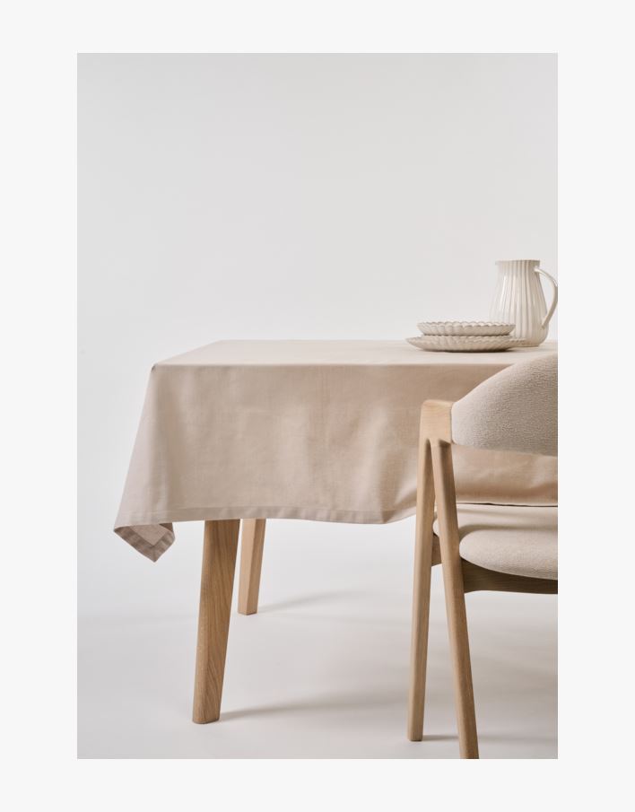Pöytäliina beige - 140x250 cm beige - 1