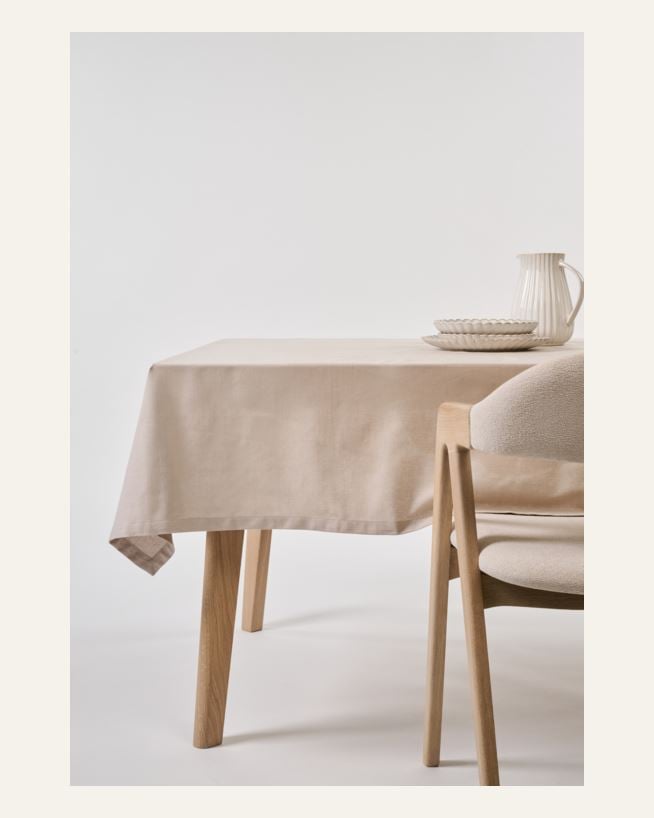 Pöytäliina beige - 140x140 cm beige - 1