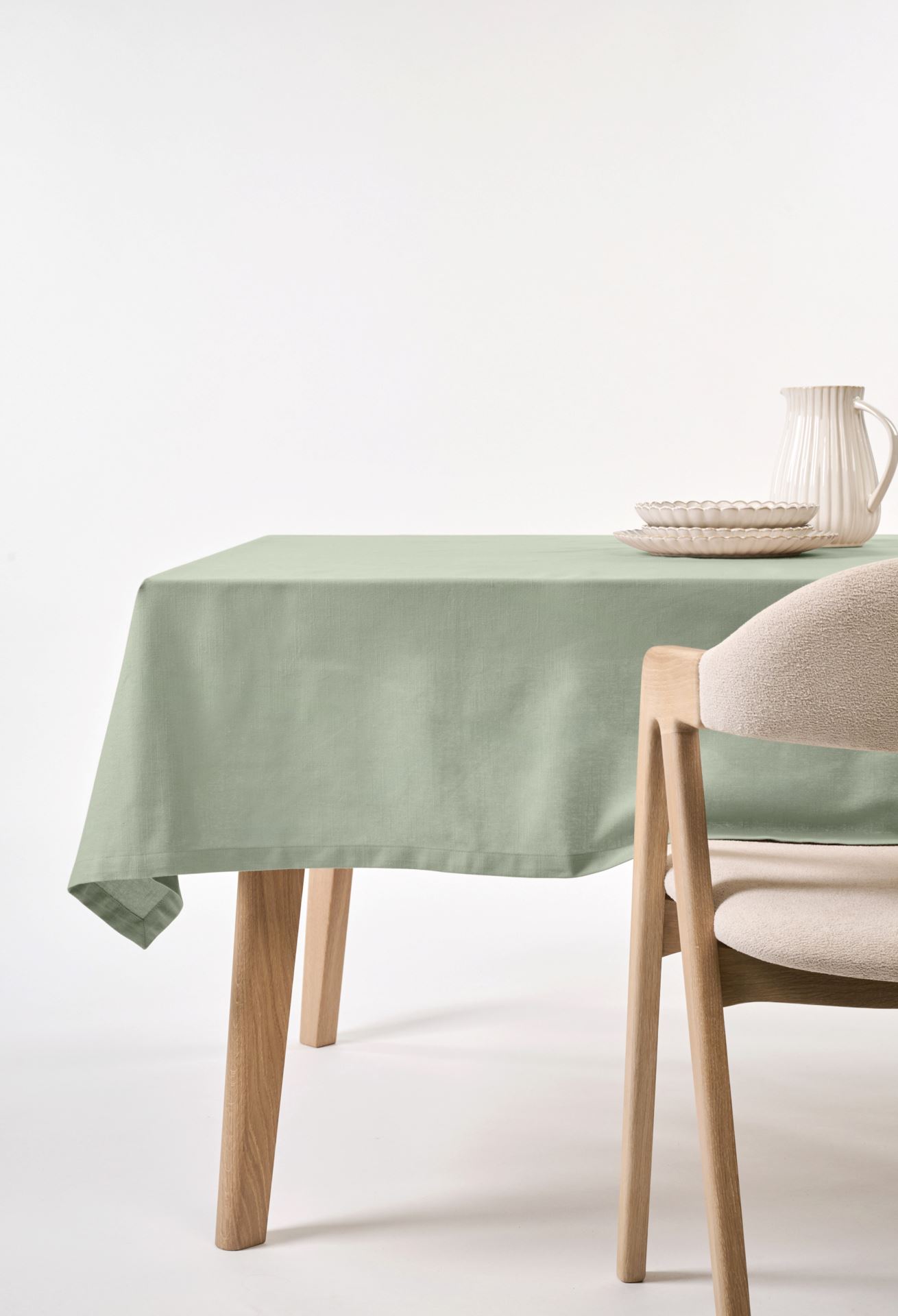 Pöytäliina vihreä - 140x250 cm vihreä - 1