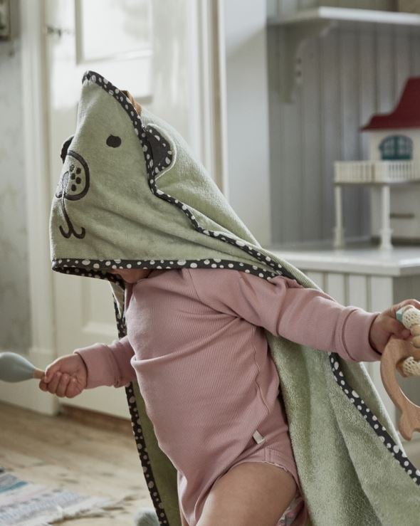 Huppupyyhe vaaleanvihreä - 2