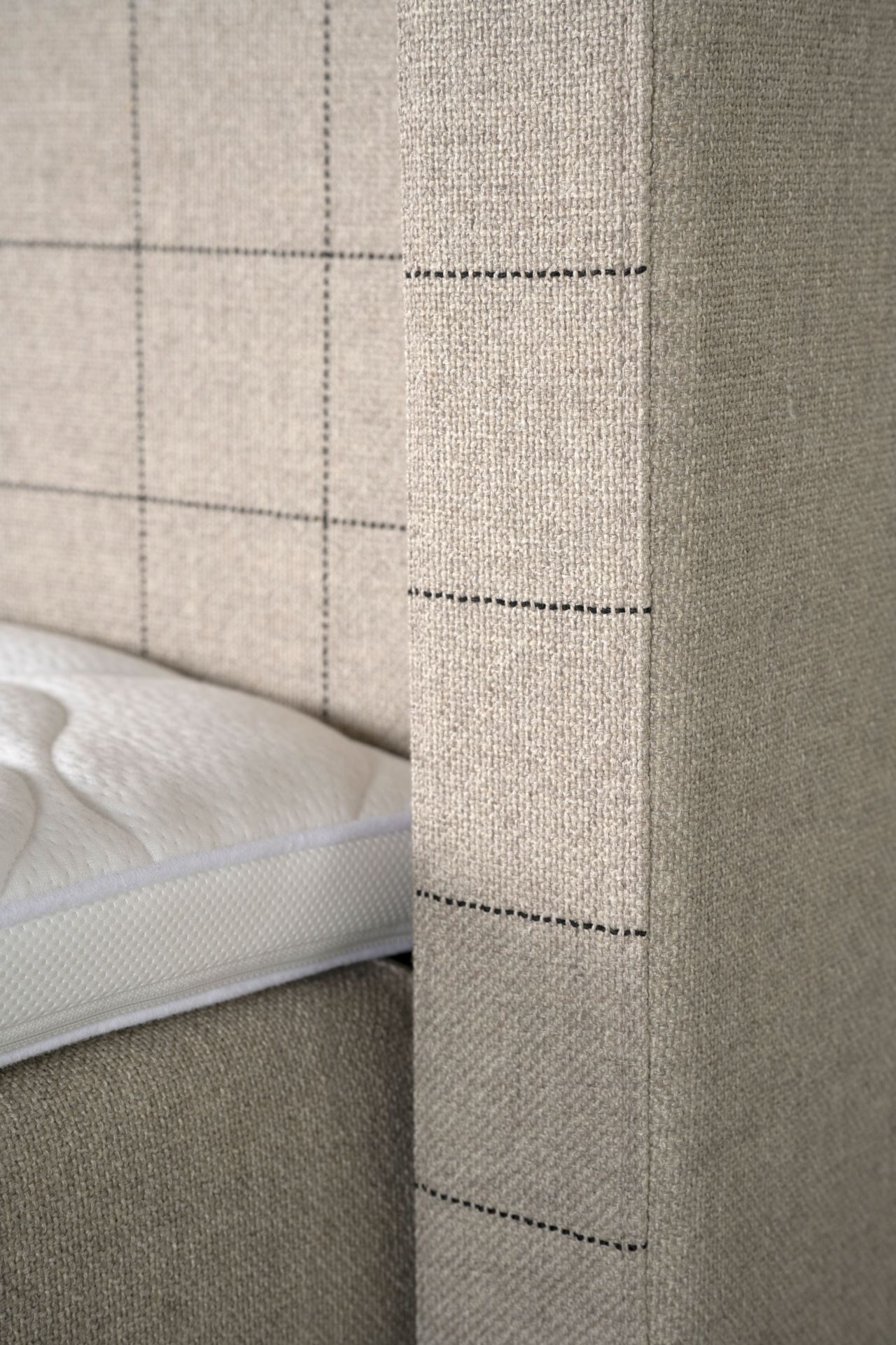 Sängynpääty moniväri/beige - 3