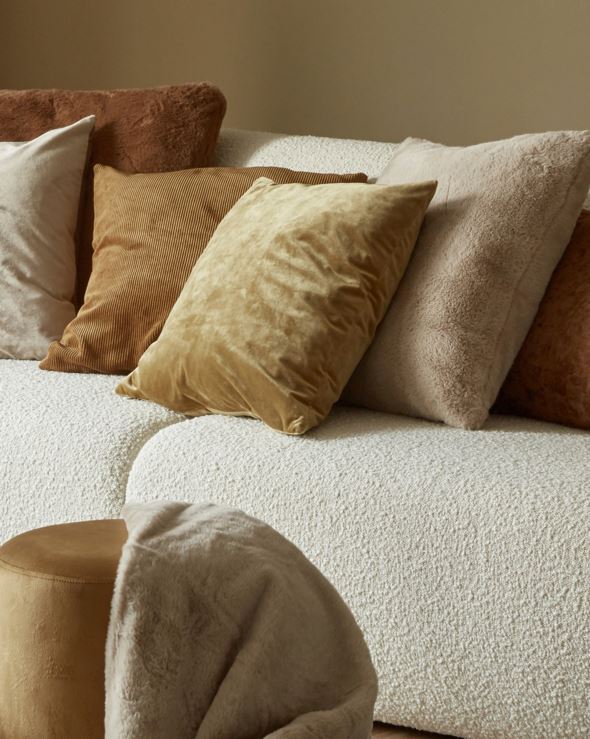 Koristetyynynpäällinen beige - 2