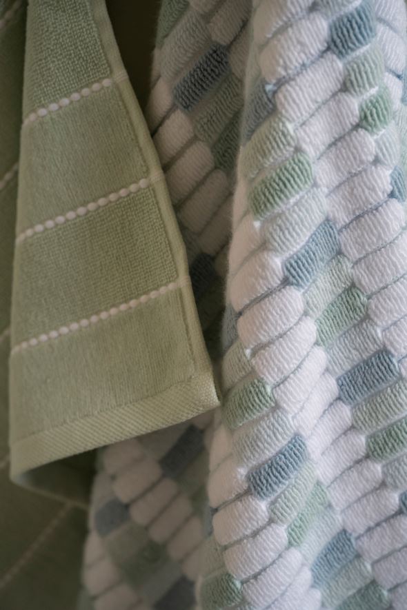 Pyyhe moniväri/vihreä - 4