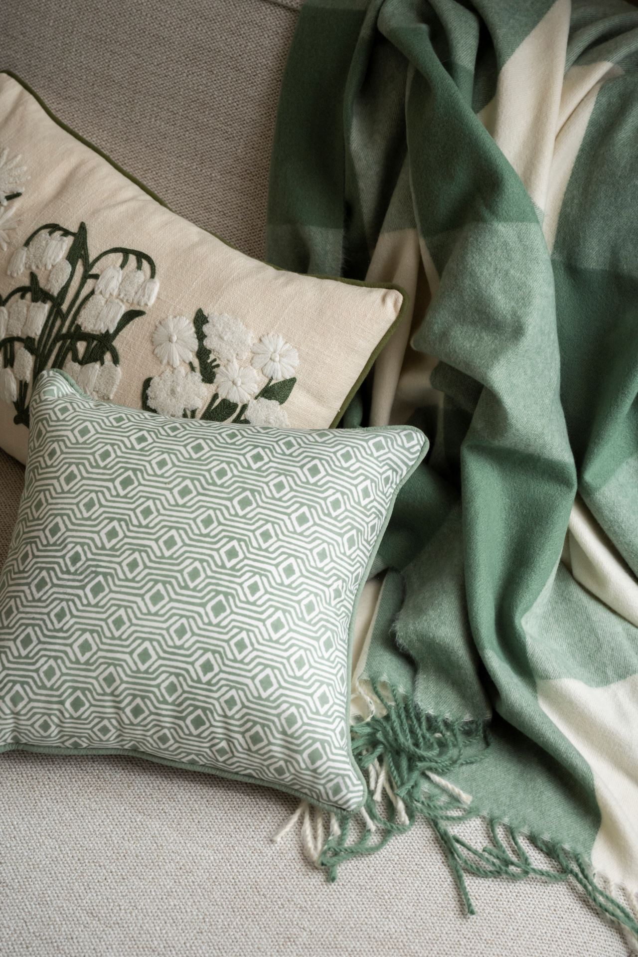 Torkkupeitto vihreä - 2