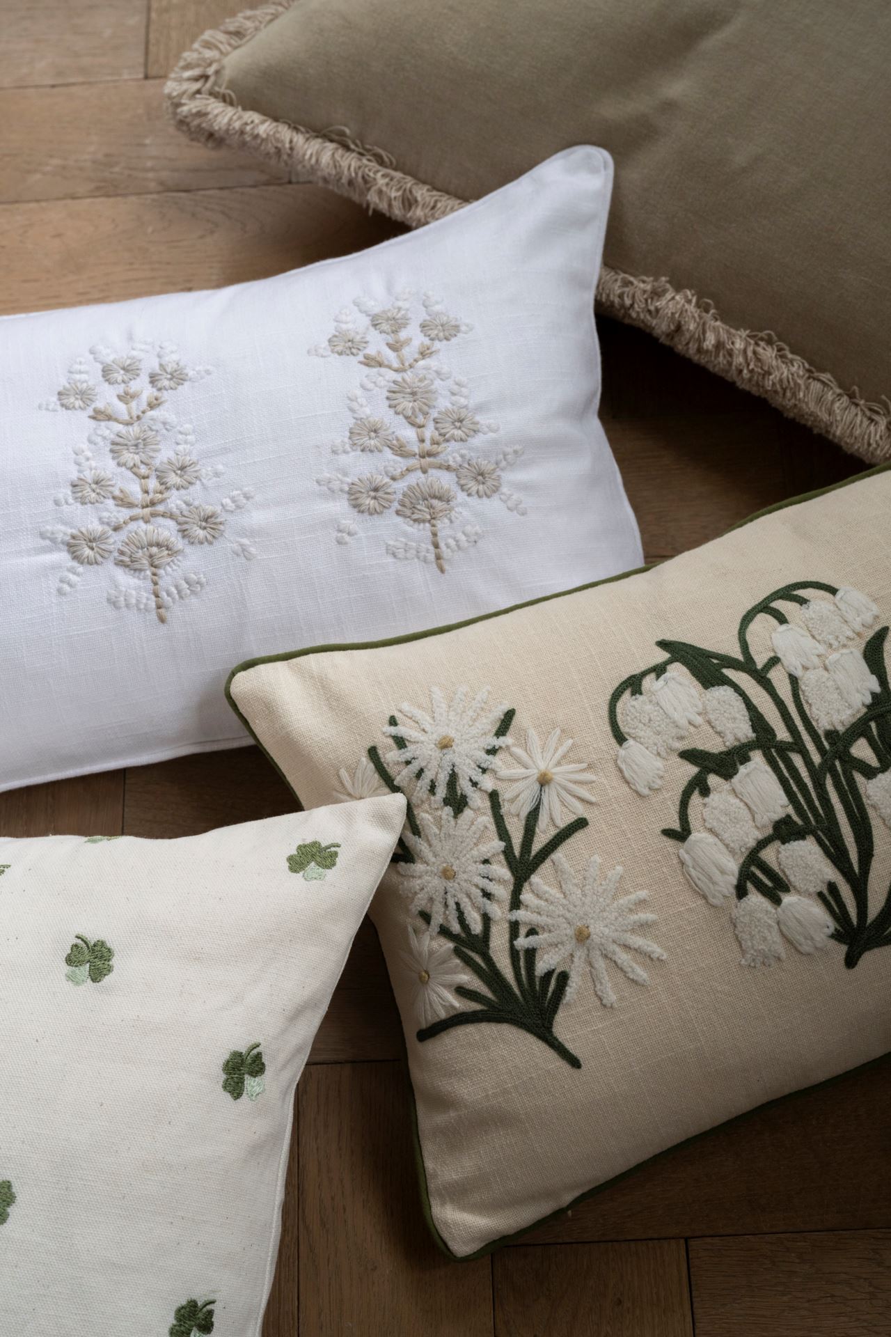 Koristetyynynpäällinen beige - 4