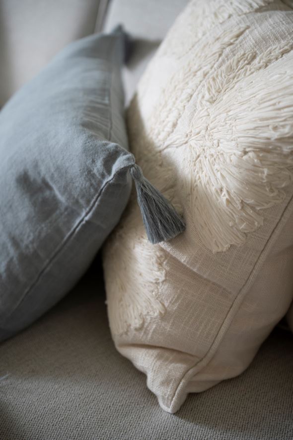 Koristetyynynpäällinen vaaleansininen - 2