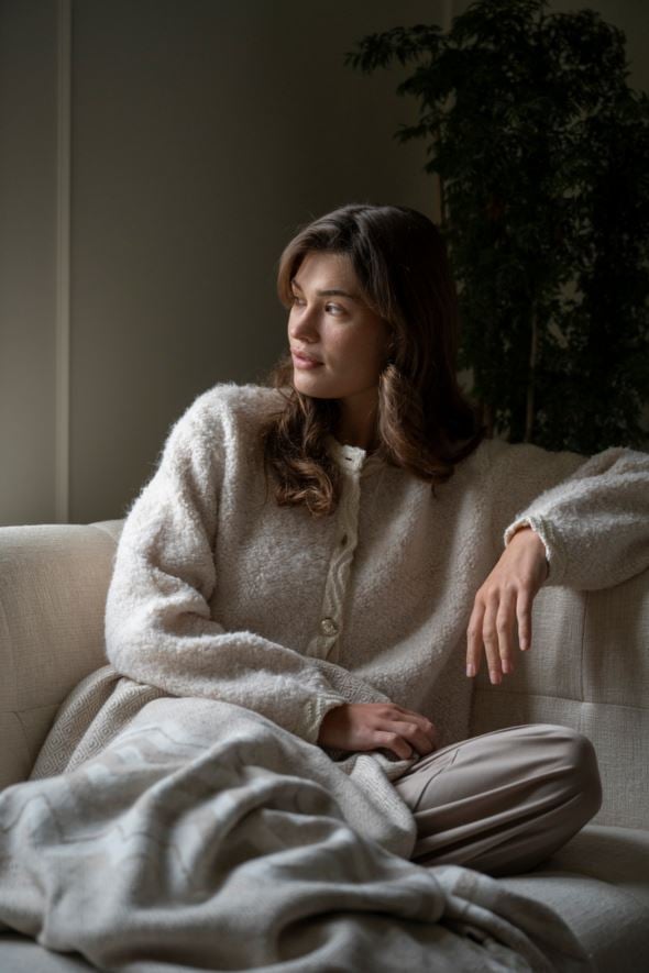 Torkkupeitto beige - 3