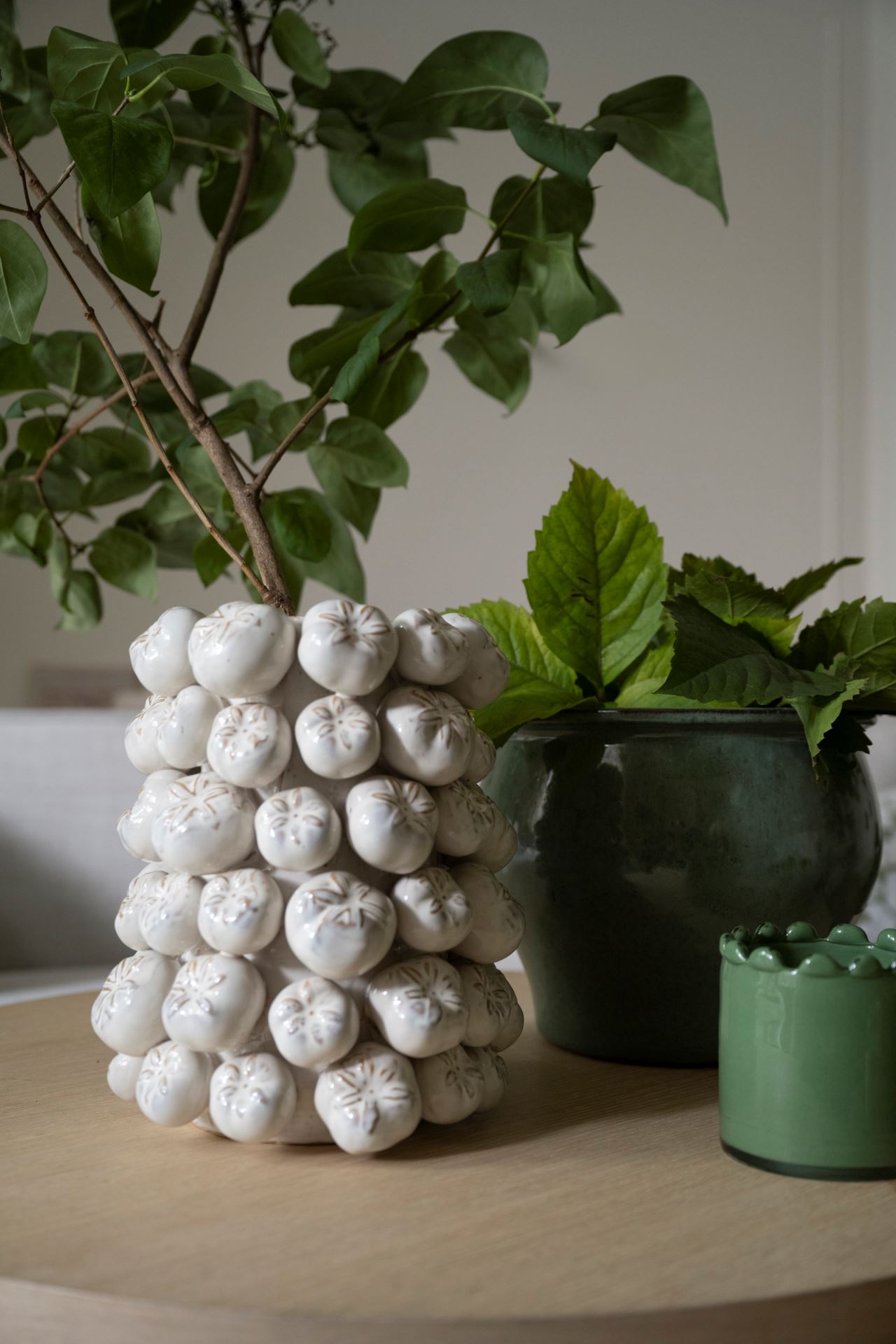 Maljakko luonnonvalkoinen - 3