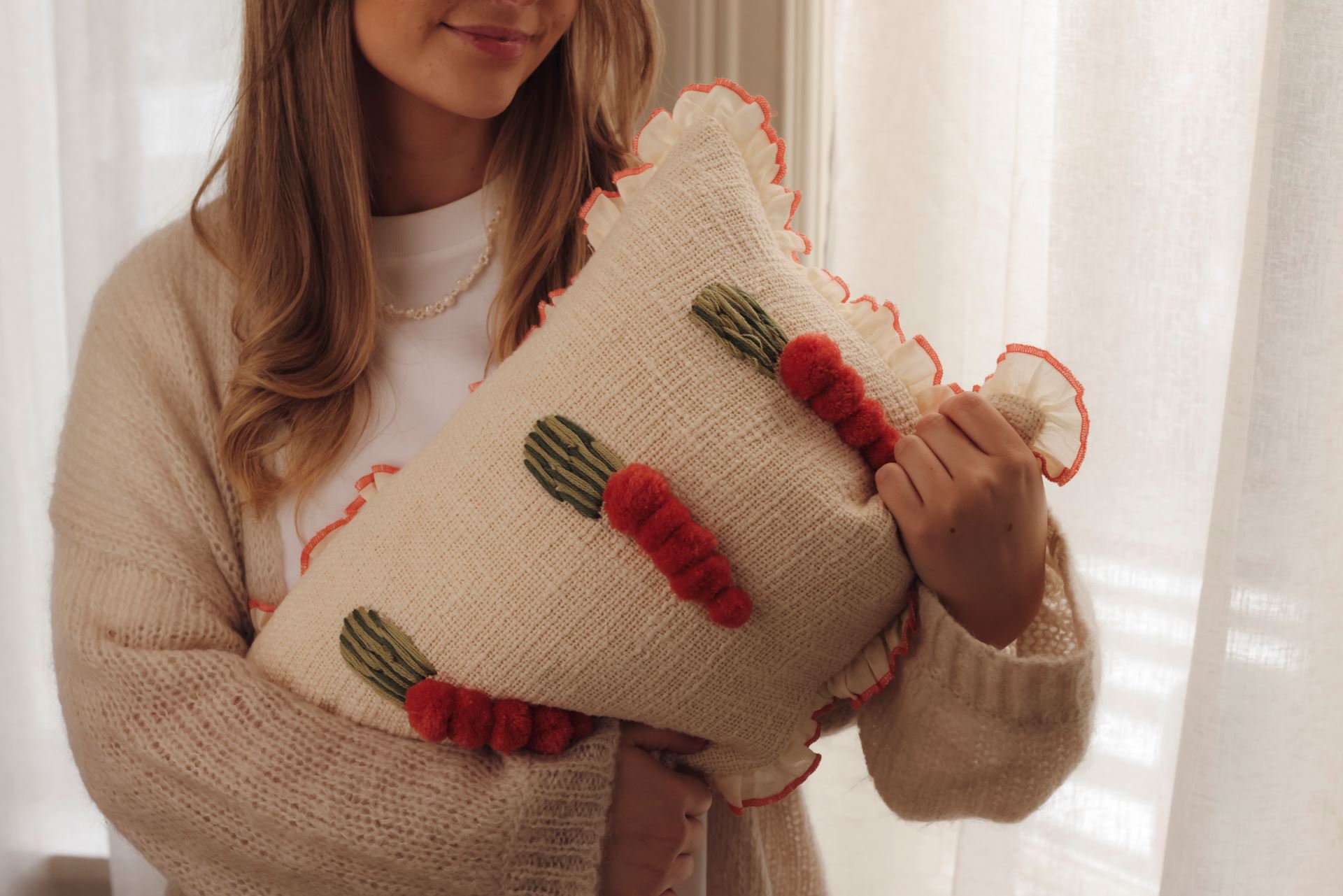 Koristetyynynpäällinen moniväri - 3