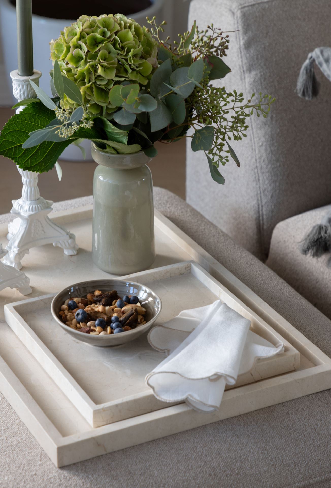 Kynttilänjalka valkoinen - 3