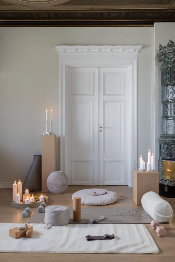 Joogamatto luonnonvalkoinen - 5