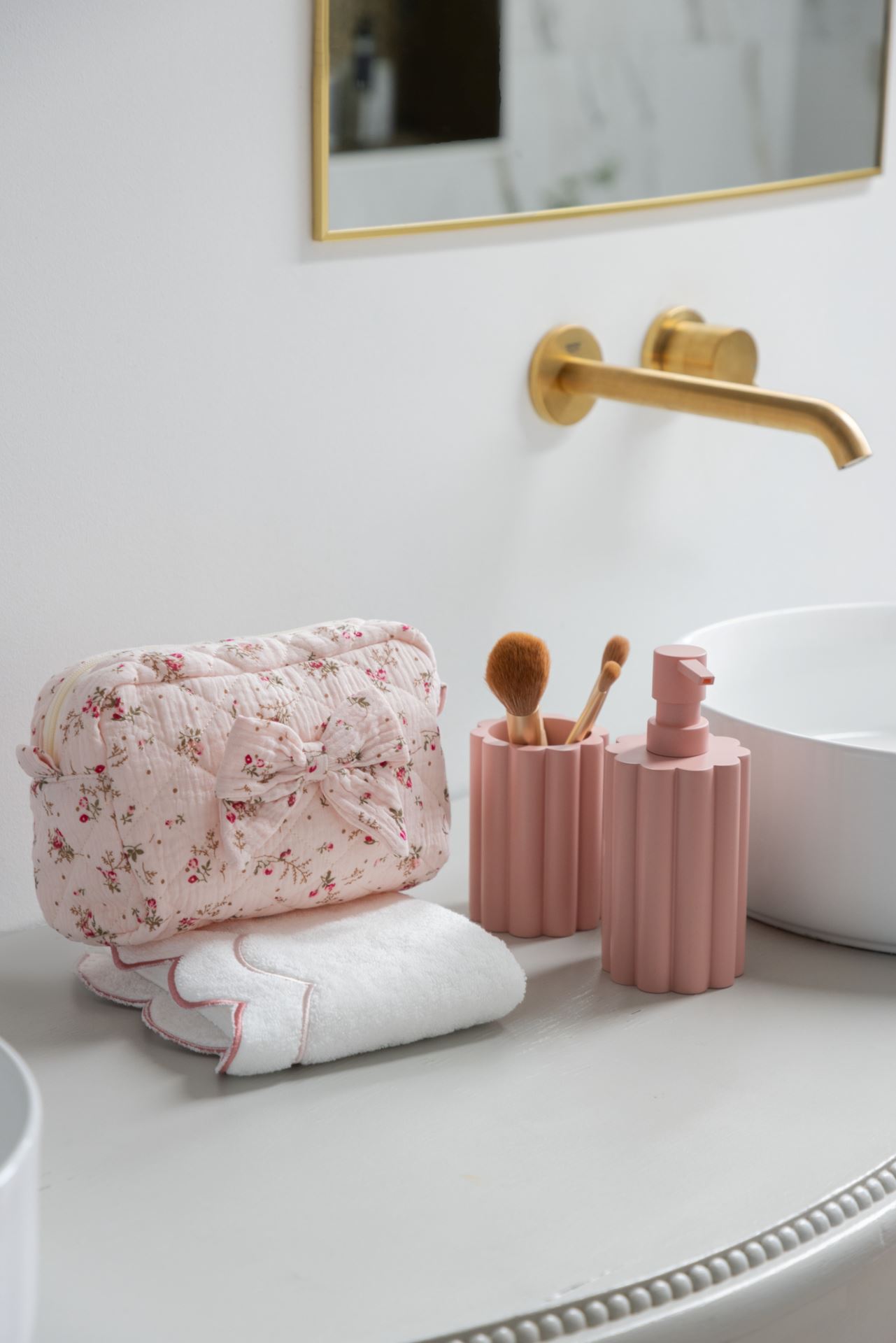 Toilettilaukku vaaleanroosa - 2