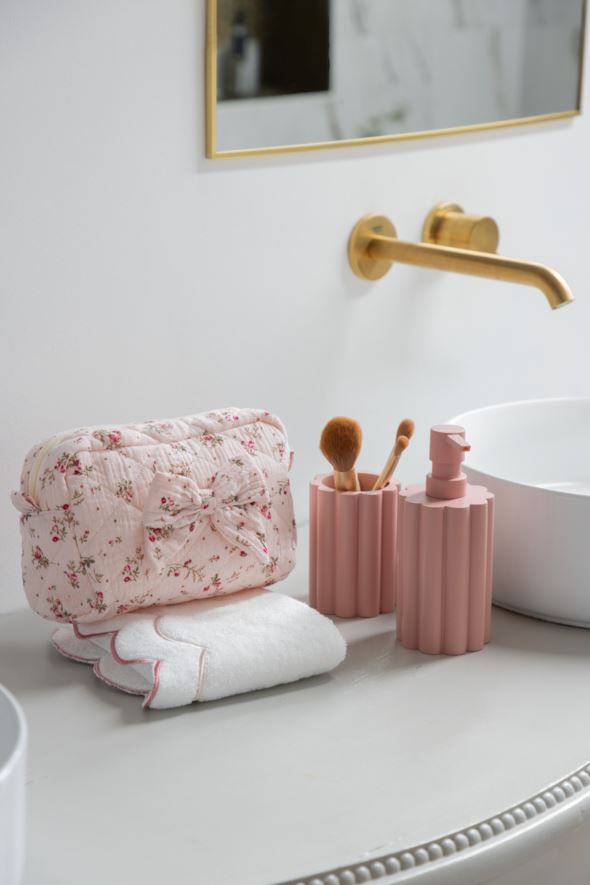 Pyyhe moniväri/roosa - 2