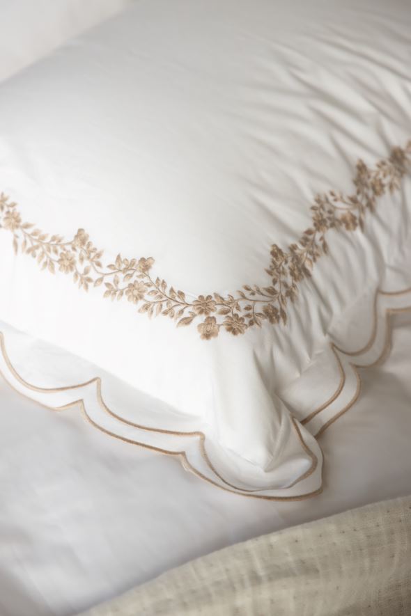 Tyynyliina puuvillaa valkoinen - 50x60 cm valkoinen - 1