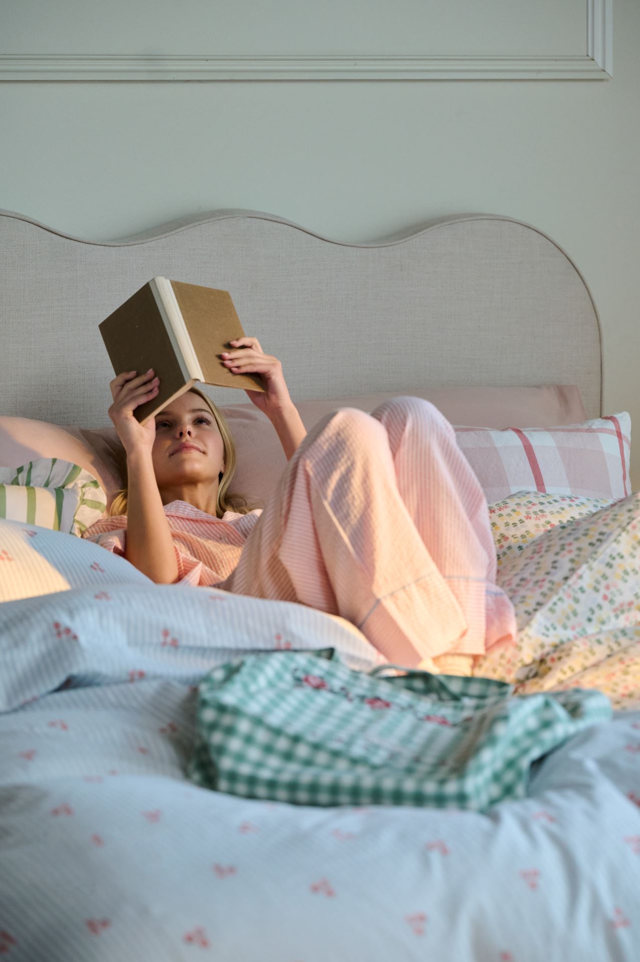 Pyjamahousut koralli - 2