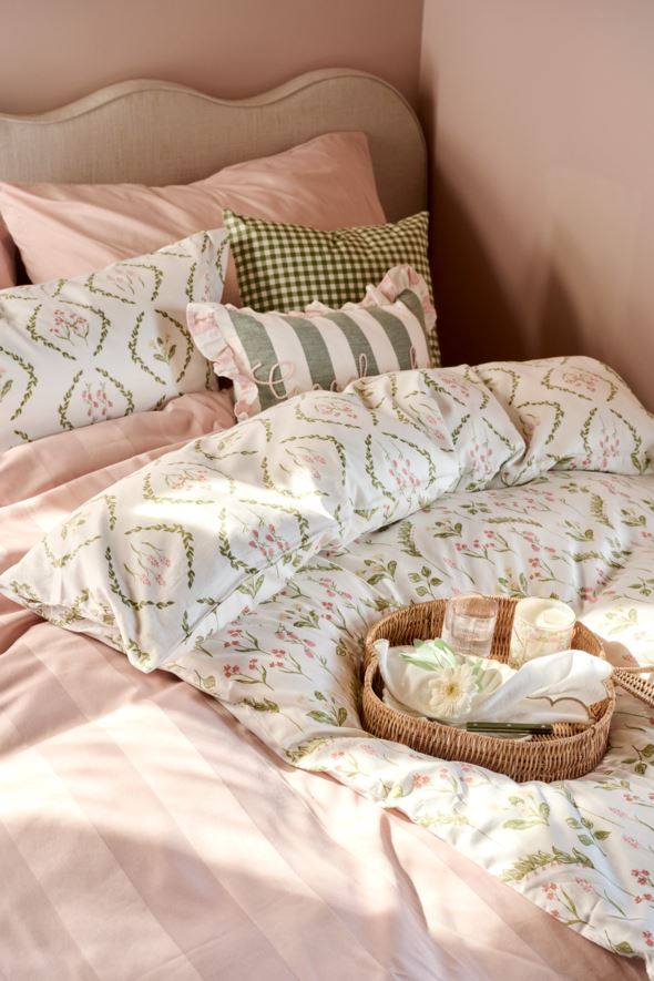 Pussilakanasetti satiinipuuvillaa moniväri - 3