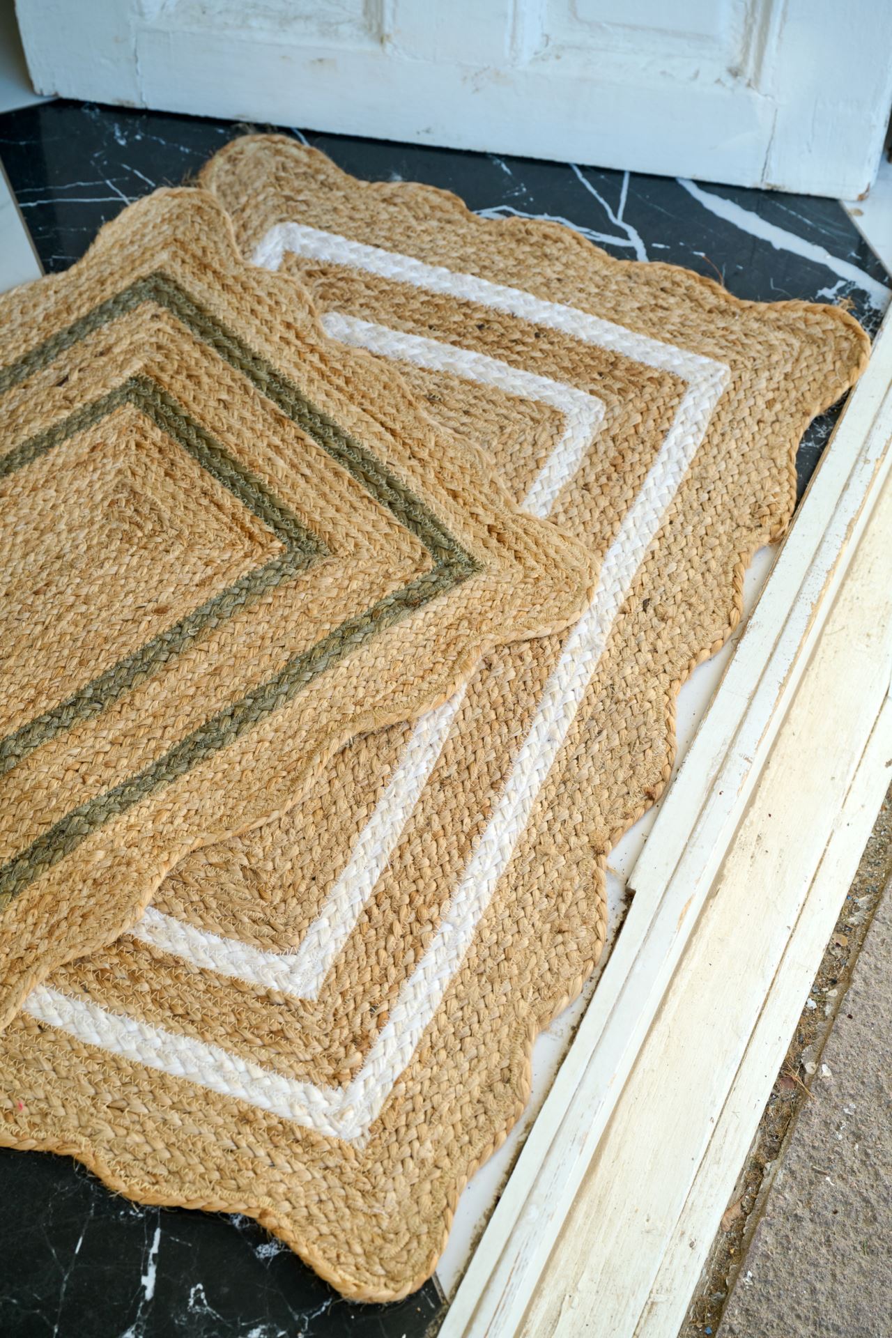 Ovimatto luonnonvalkoinen - 2